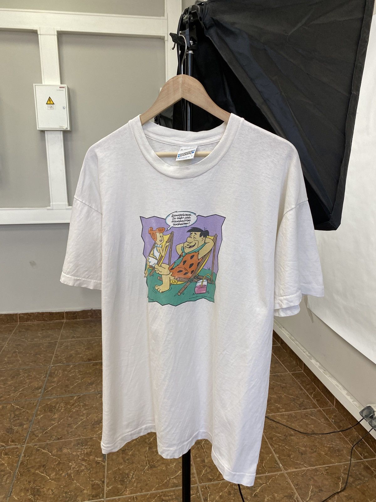 Cartoon Network 🇺🇸 Vintage 1997 The Flintstones Retro T-Shirt Rare Hype Y2K Size US XL / EU 56 / 4 - 1 Thumbnail