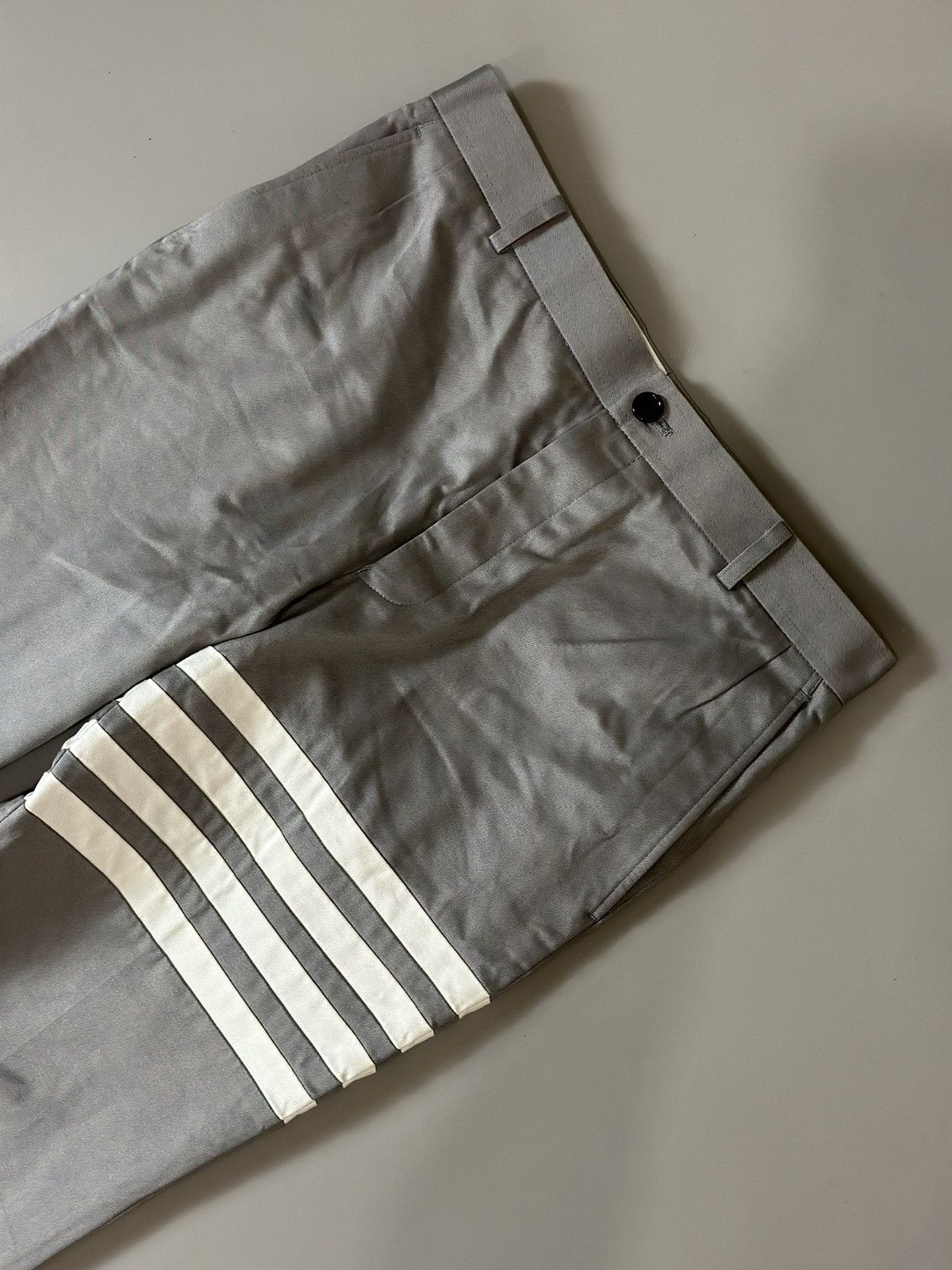 Thom Browne Thom browne 4-bar Silver gray Pants Size US 33 - 3 Thumbnail