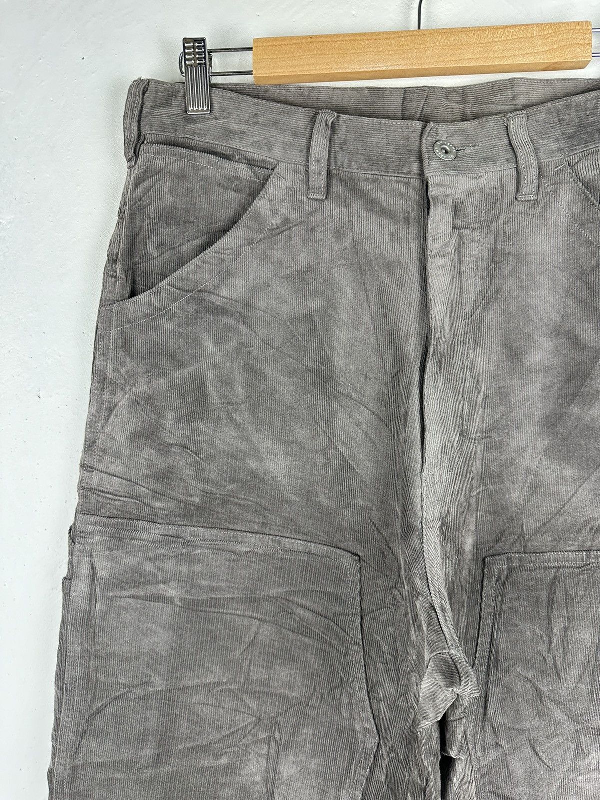 Japanese Brand Carpanter Conduroi Double Knee Vintage Baggy Carhatt Style Size US 31 - 6 Thumbnail