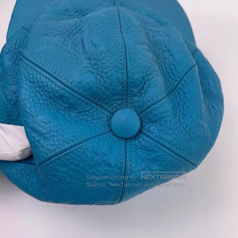 Louis Vuitton Louis Vuitton Blue dark embroidered full print cap Size ONE SIZE - 3 Thumbnail