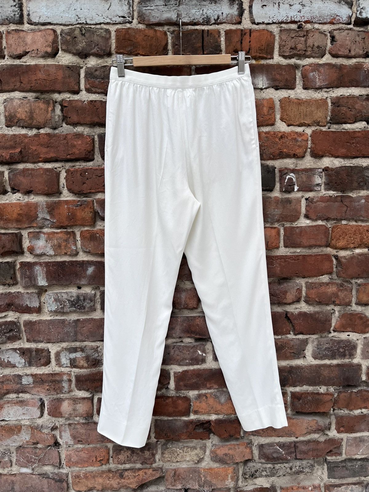 Maison Margiela 2010s Margiela Soft Elastic Waist Pants by Galliano Archive Size 28" / US 6 / IT 42 - 1 Thumbnail