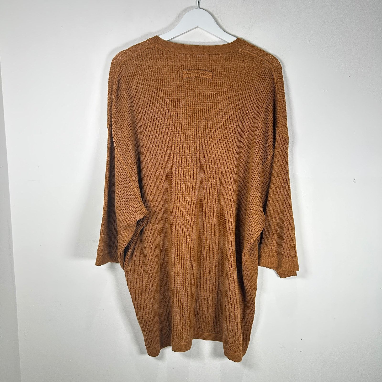 The Elder Statesman × Z Zegna Zegna x The Elder Statesman Waffle Thermal Brown T-Shirt Size US L / EU 52-54 / 3 - 3 Thumbnail