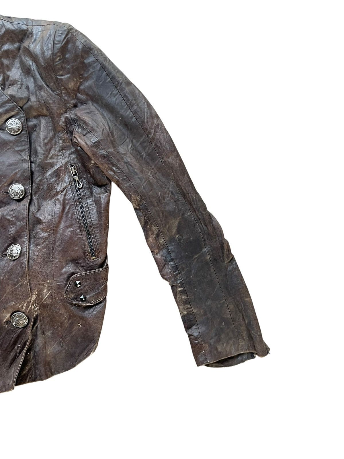GOA Nine Six inspired GOA Leather Jacket Size S / US 4 / IT 40 - 3 Thumbnail