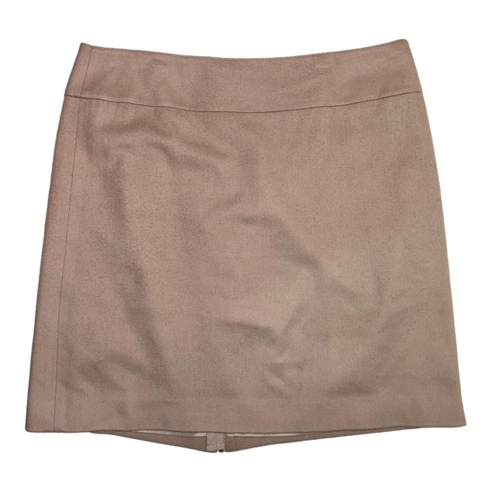 Ann Taylor Ann Taylor l Tan Wool Blend Skirt Size 8 Size 30" / US 8 / IT 44 - 1 Thumbnail
