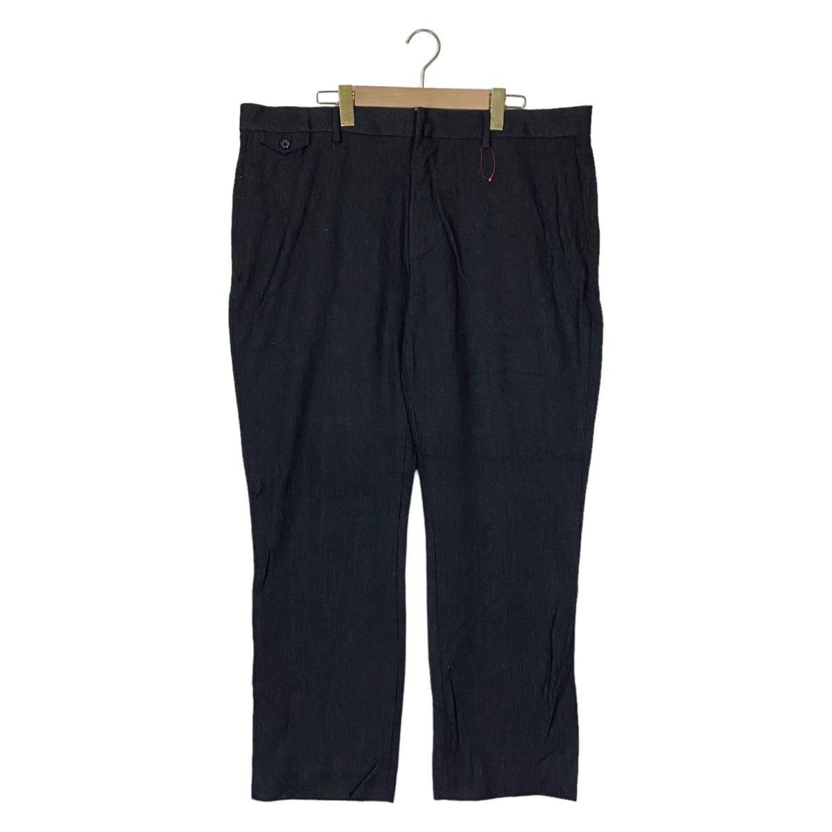 Vintage Eddie Bauer Dark Grey Formal Wool Trousers Casual