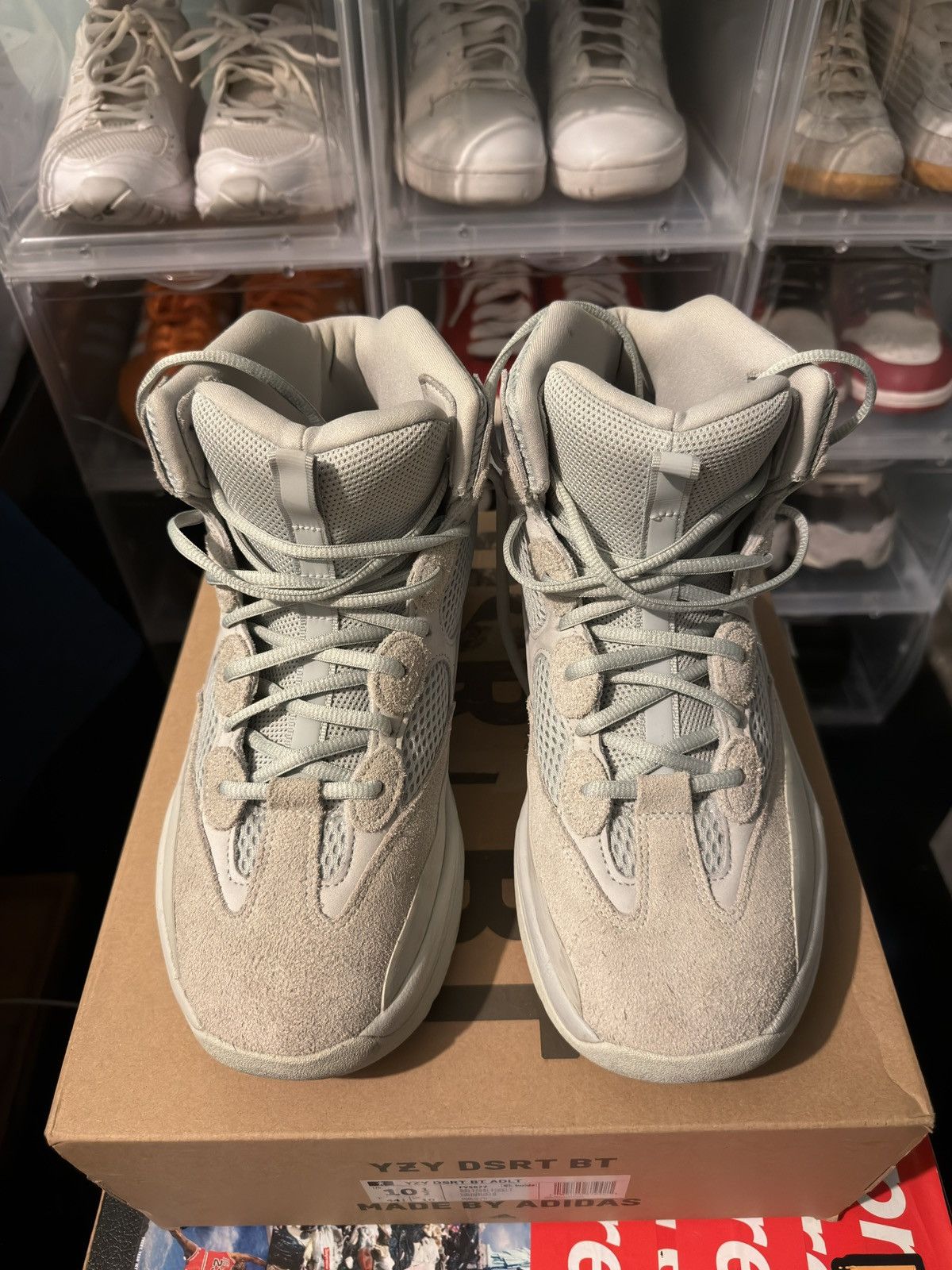 Adidas Yeezy Desert Boot Salt Size US 10.5 / EU 43-44 - 2 Thumbnail