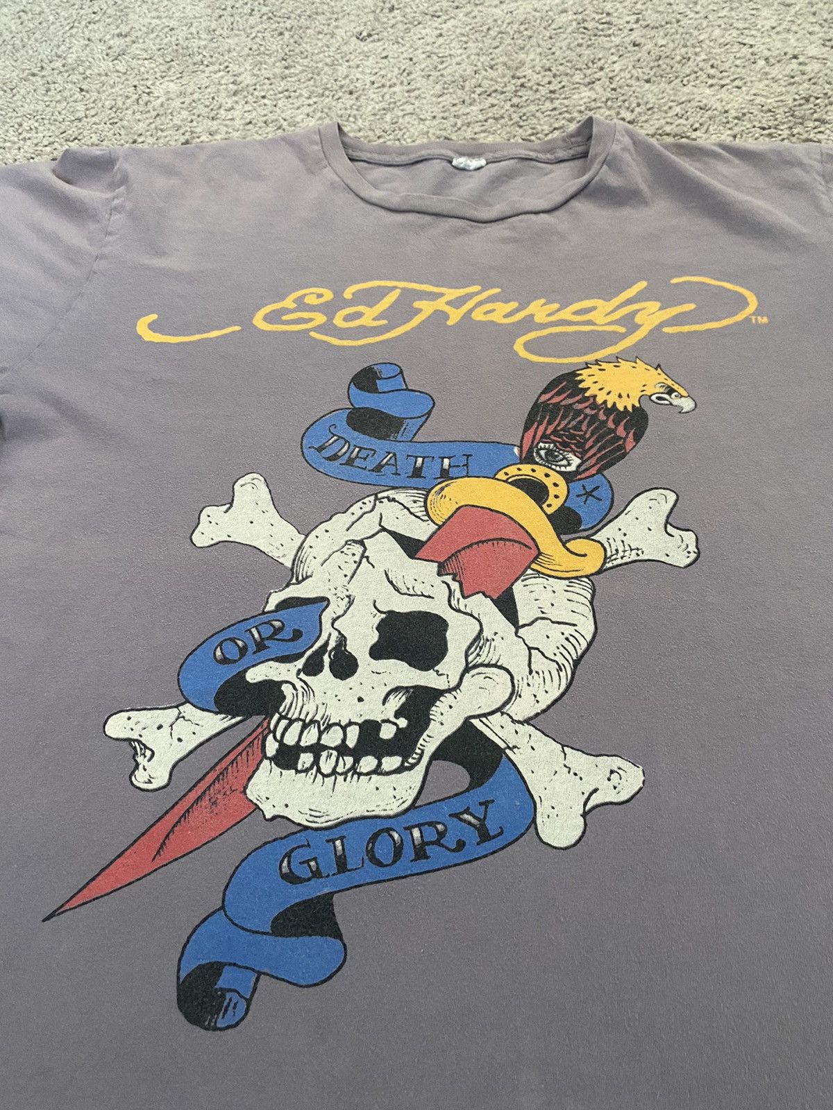 Ed Hardy × Vintage Ed Hardy T shirt skull vintage Size US L / EU 52-54 / 3 - 5 Thumbnail