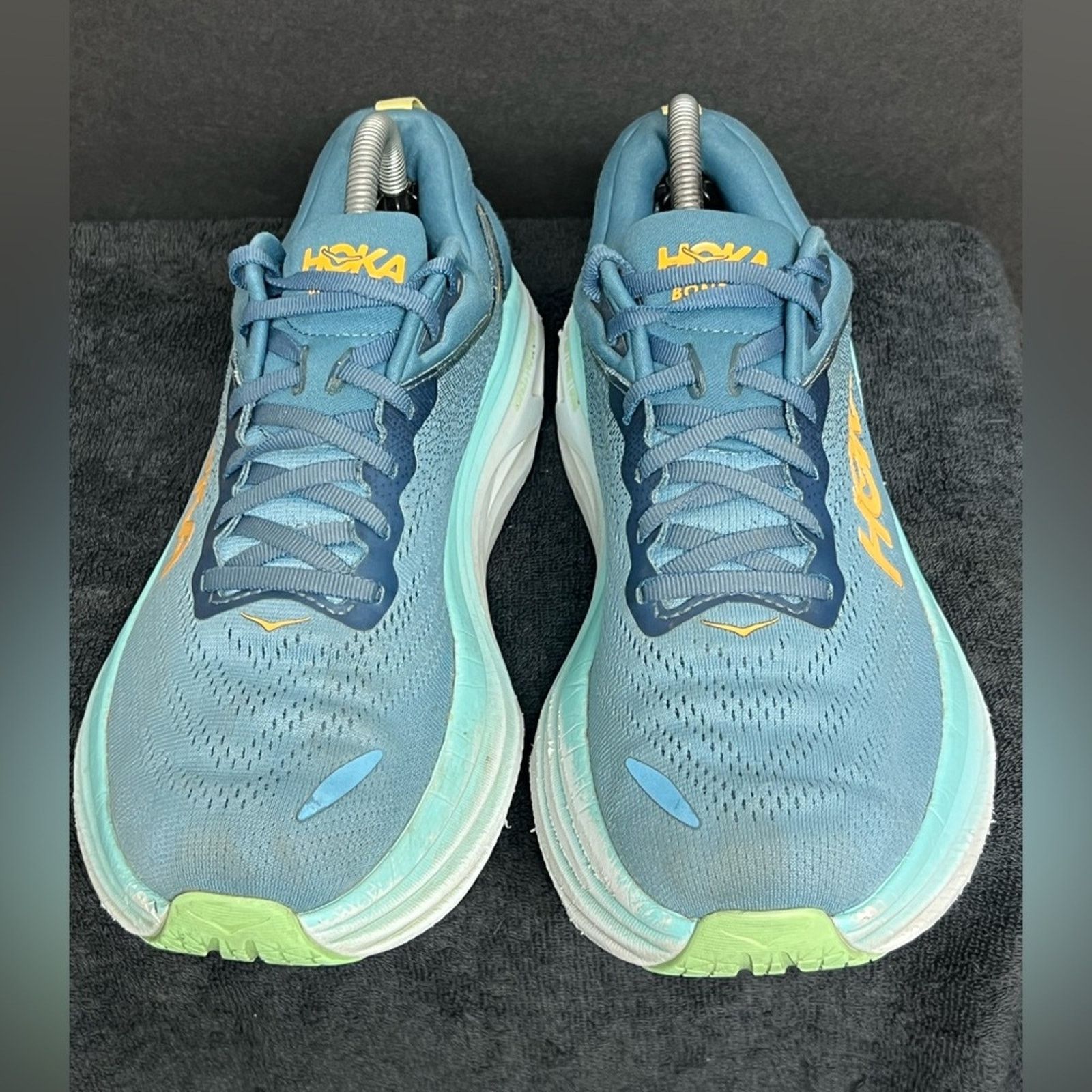 Hoka Hoka One One Bondi 8 Men's Running Shoes 8.5 D Light Blue Size US 8.5 / EU 41-42 - 7 Thumbnail
