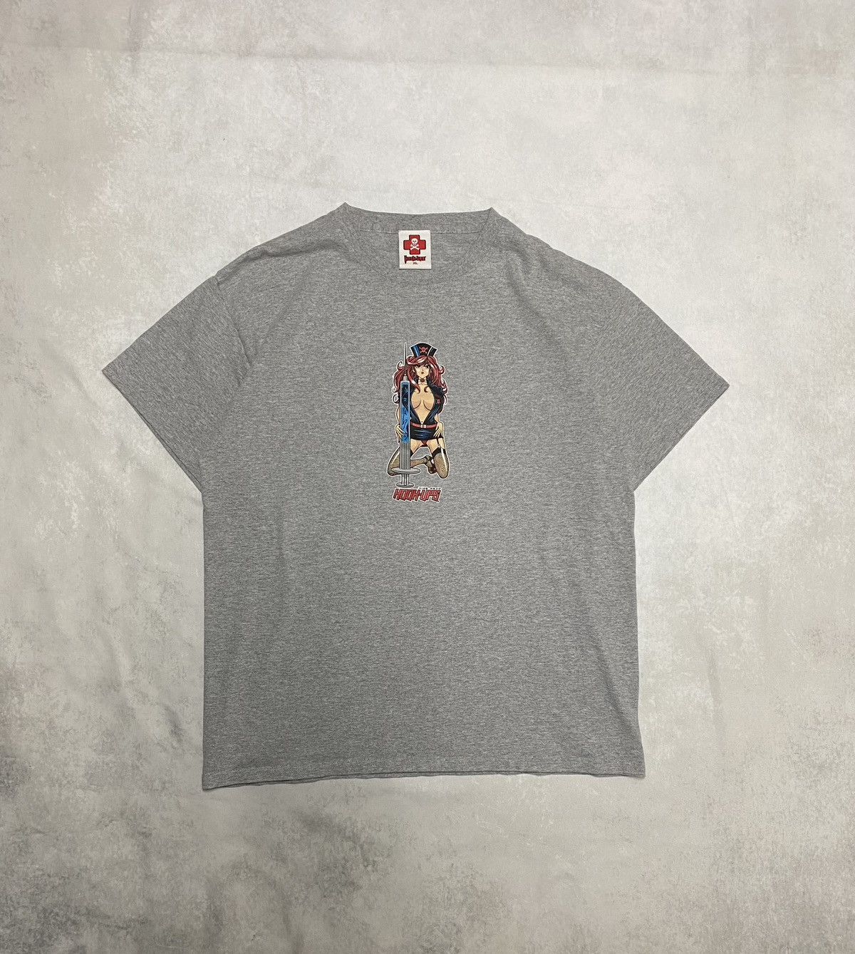 Hook-Ups × Vintage Insane Y2K Grail Skater 90s/2000s Hookups Syringe Girl Tee L Size US L / EU 52-54 / 3 - 1 Thumbnail