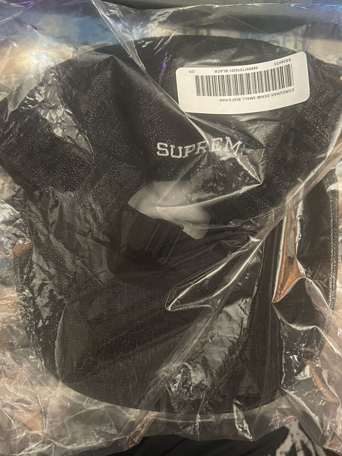Supreme Supreme Cordura Denim Small Box 6-Panel Size ONE SIZE - 2 Thumbnail