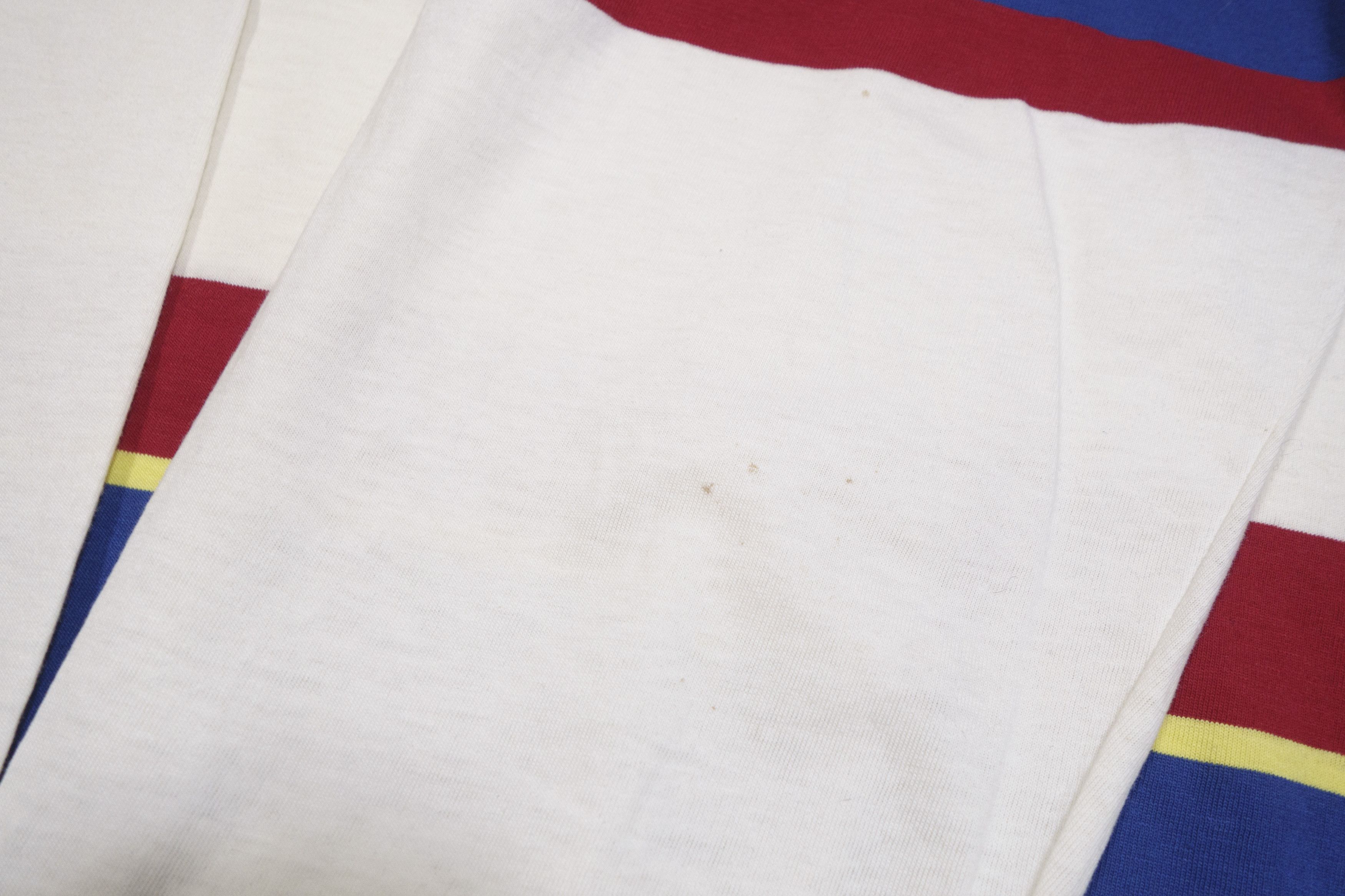 Polo Ralph Lauren 90S Striped Longsleeve Light Hoodie Made in USA Size US M / EU 48-50 / 2 - 8 Thumbnail