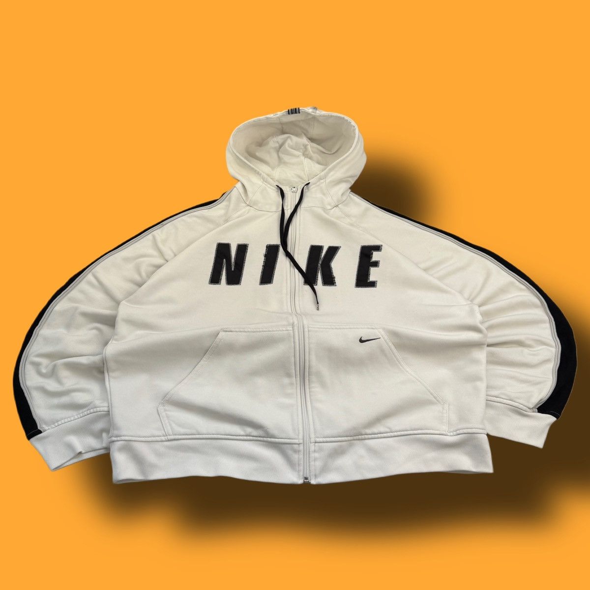 Nike × Vintage NIKE VINTAGE CENTER LOGO OVERSIZE BOXY ZIP HOODIE Size US L / EU 52-54 / 3 - 1 Thumbnail