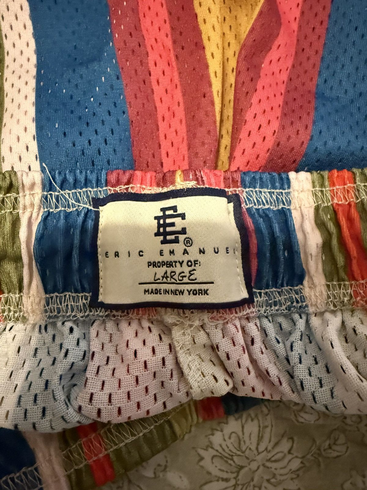 Eric Emanuel Eric Emanuel Multi Striped Shorts Size US 33 - 3 Thumbnail