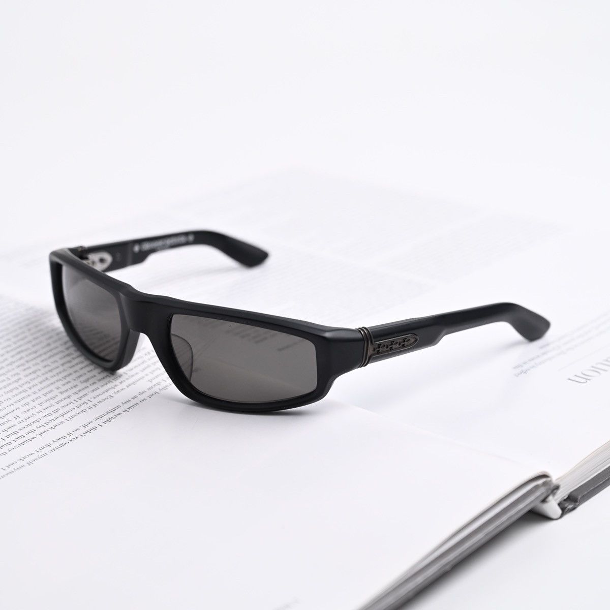 Chrome Hearts CHROME HEARTS T.HUTCH MATTE BLACK SUNGLASSES Size ONE SIZE - 1 Thumbnail