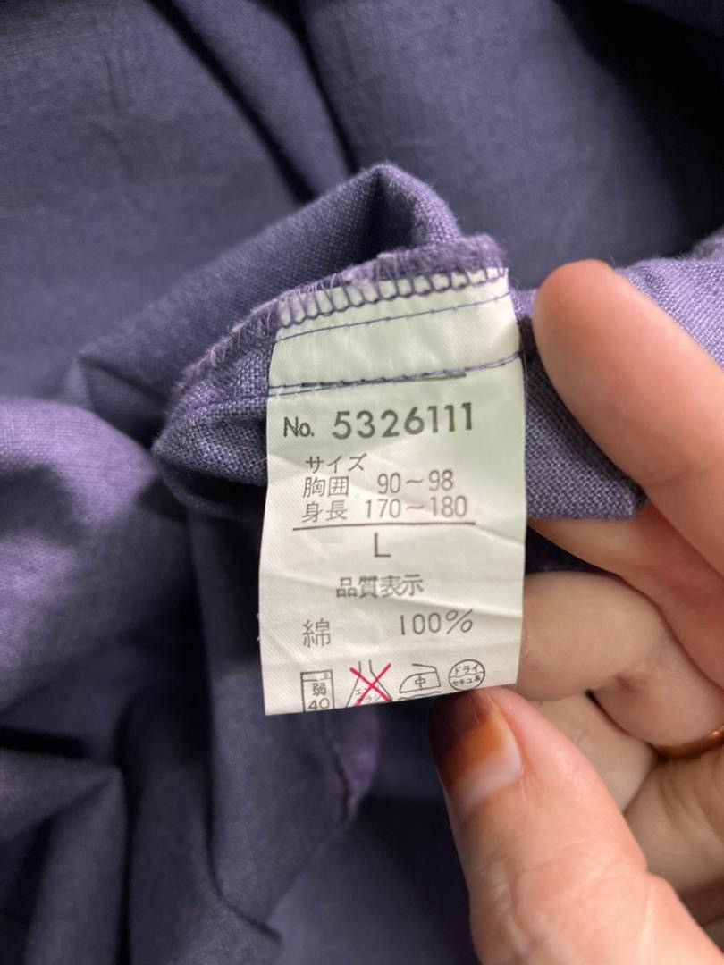 Vintage Vintage Union Bay Purple Chore Jacket Work Shirt L Size US L / EU 52-54 / 3 - 4 Thumbnail