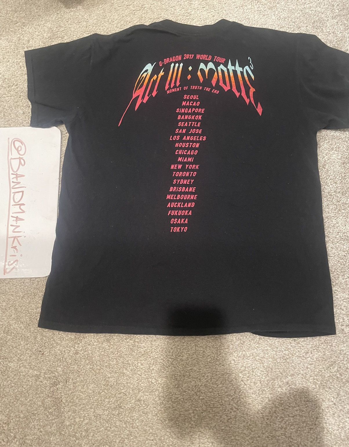 Vintage 9-Dragon x World Tour x Tee Size US M / EU 48-50 / 2 - 2 Thumbnail