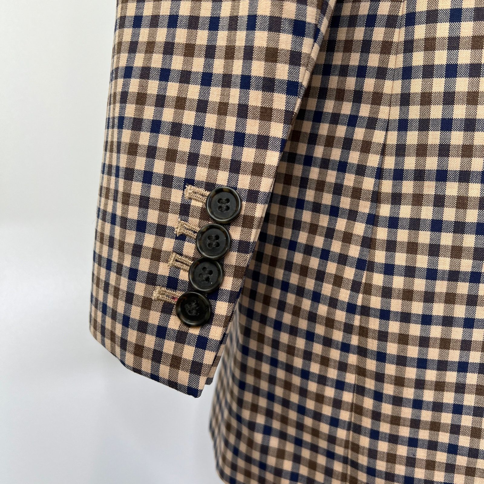 J.Crew J. Crew Alfie Check Blazer Italian Stretch Wool BA482 Size XS / US 0-2 / IT 36-38 - 7 Thumbnail