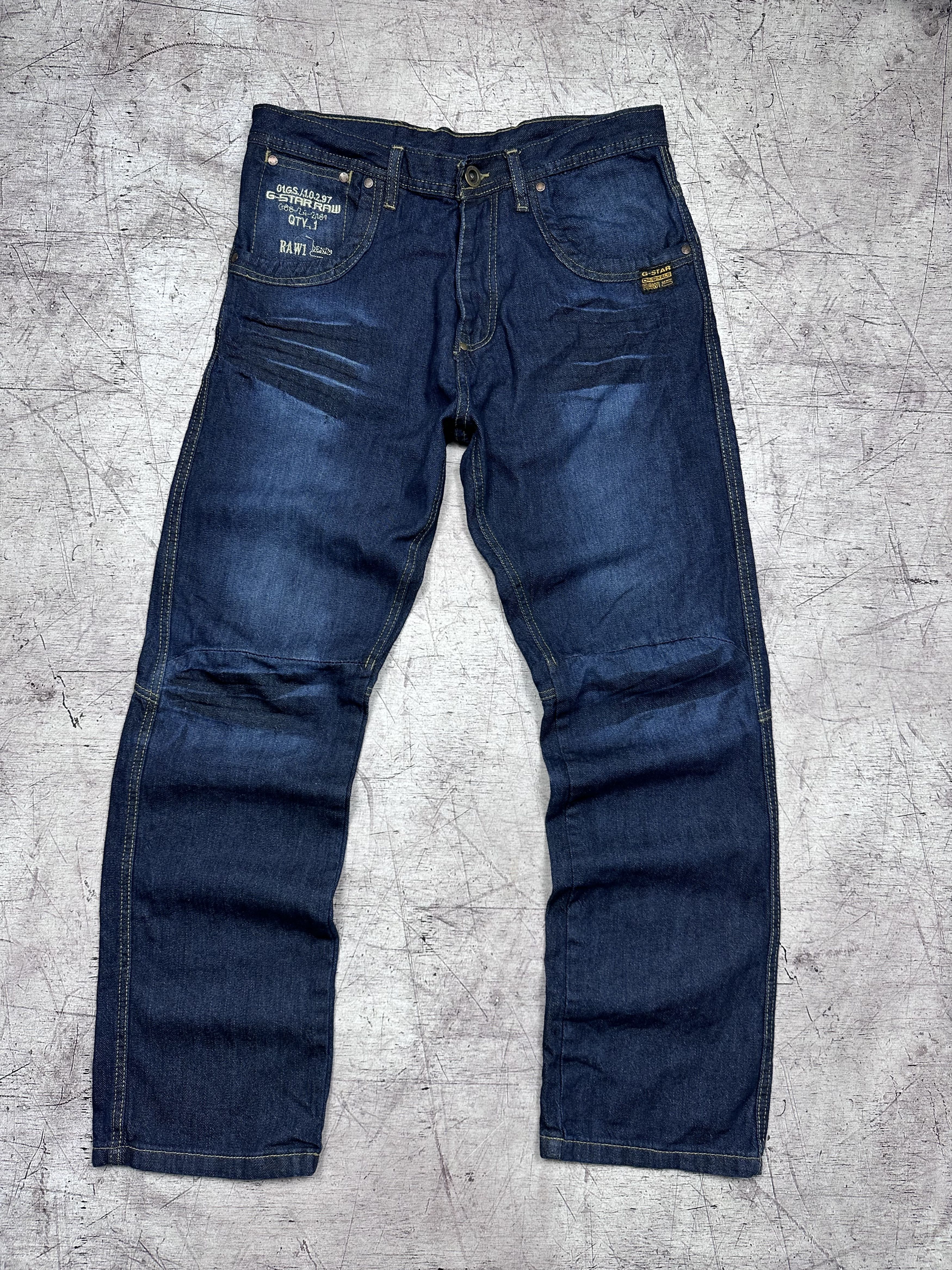 G-Star G Star Raw Heritage Embro Mens Denim Pants Jeans Size US 34 / EU 50 - 4 Thumbnail