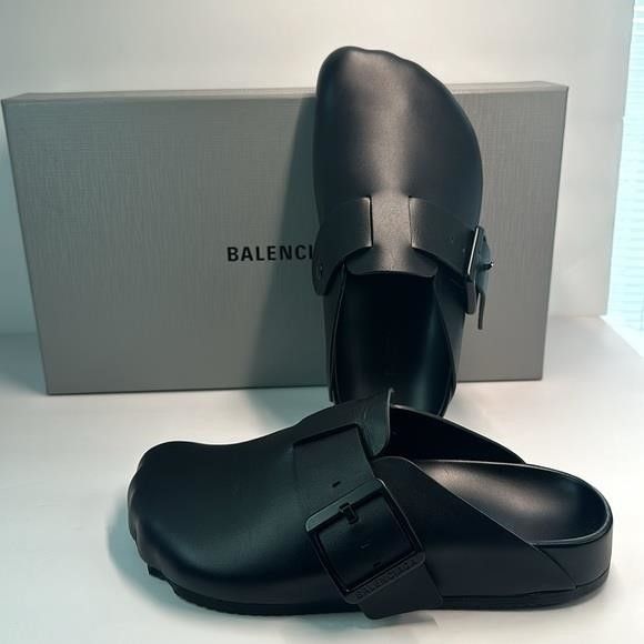 Balenciaga Balenciaga Women’s SUNDAY MULE ISunday Mule black matte calf Size US 6.5 / IT 36.5 - 7 Thumbnail