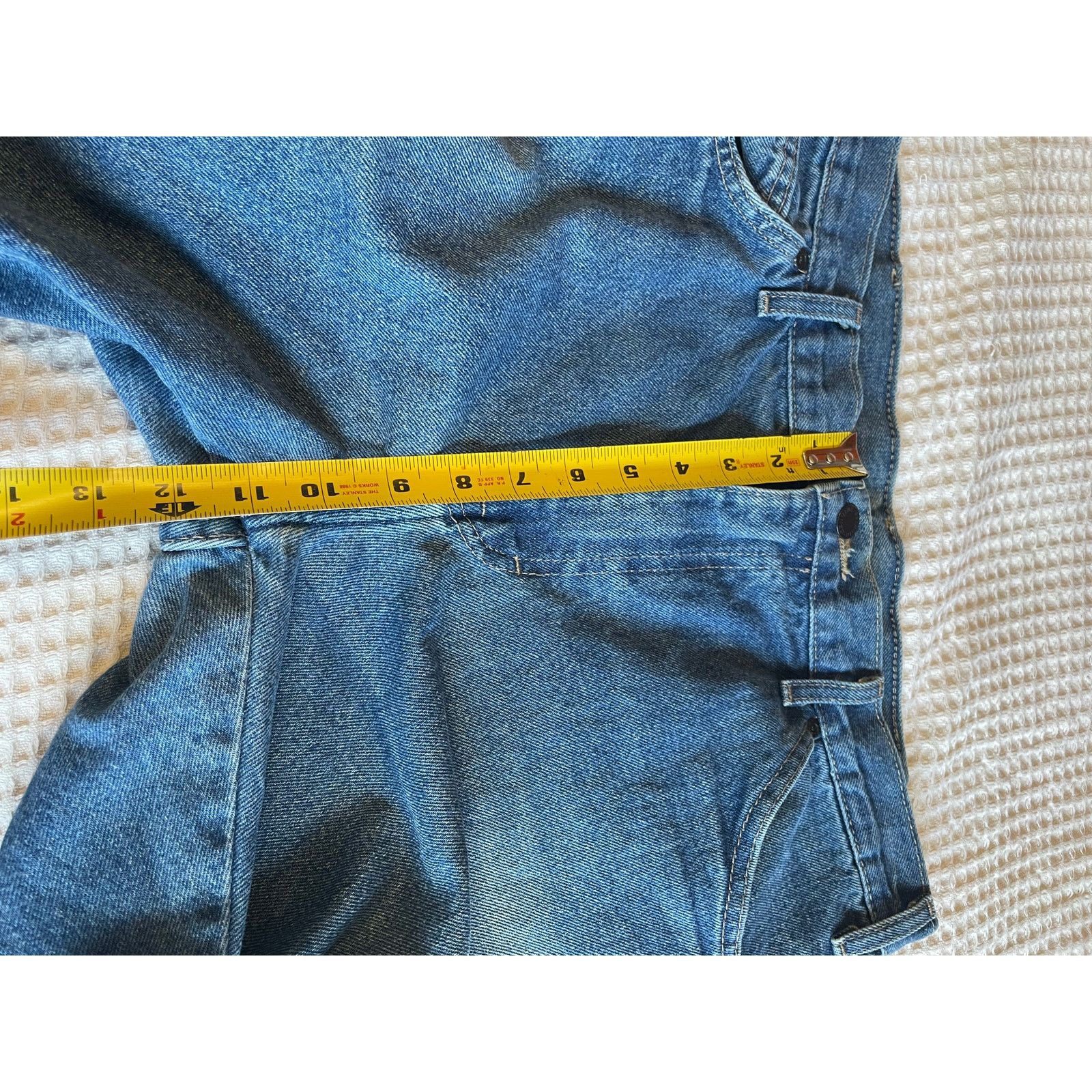 Dickies Dickies Straight Leg Medium Wash Semi Distressed Denim 34x30 Size US 34 / EU 50 - 5 Thumbnail