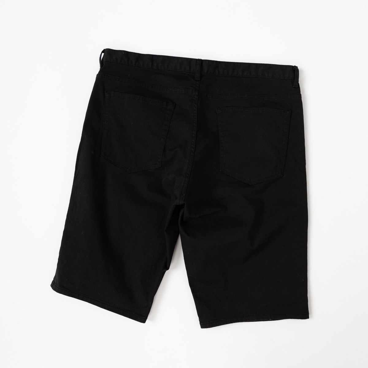 H&M H&M Mens Black Denim Shorts Slim Fit Casual Summer Cotton Size US 36 / EU 52 - 2 Thumbnail