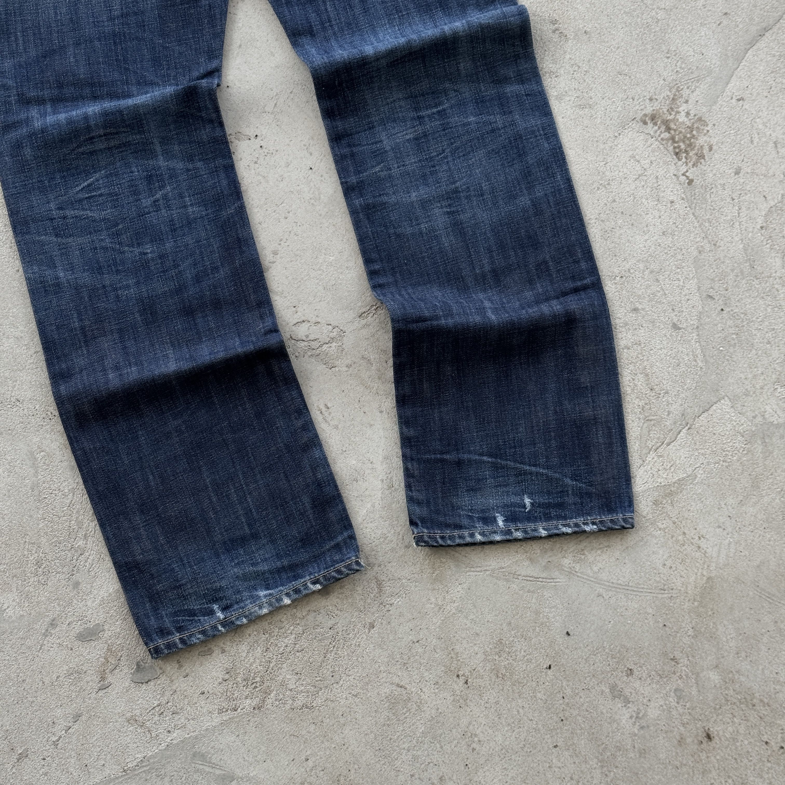 Edwin Edwin ED-47 Regular Straight Indigo Denim Jeans 30x32 Size US 30 / EU 46 - 8 Thumbnail