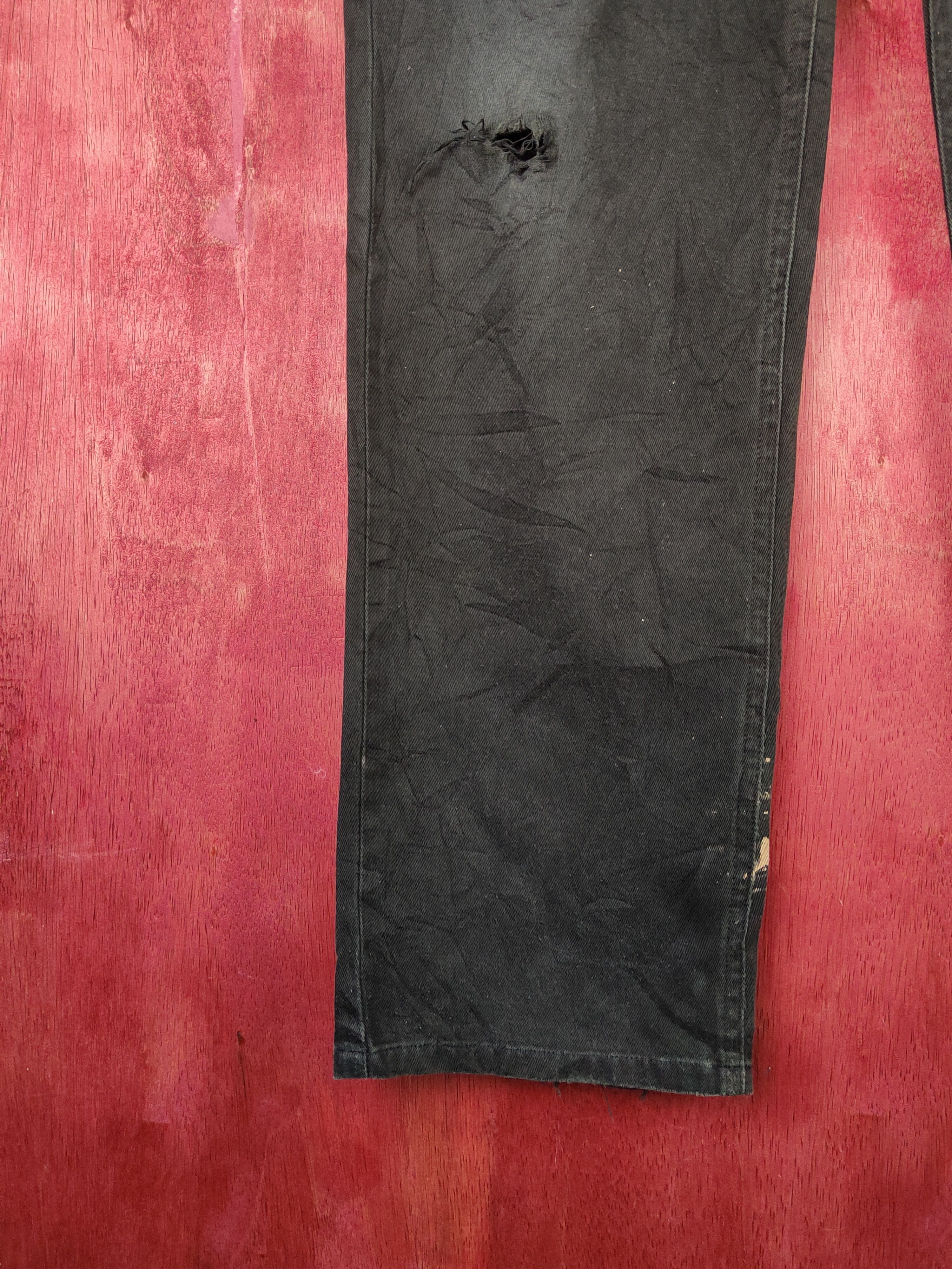 Japanese Brand × agnes b. Agnes B. Black Multipocket Ripped Casual Pants #S1400 Size US 30 / EU 46 - 5 Thumbnail