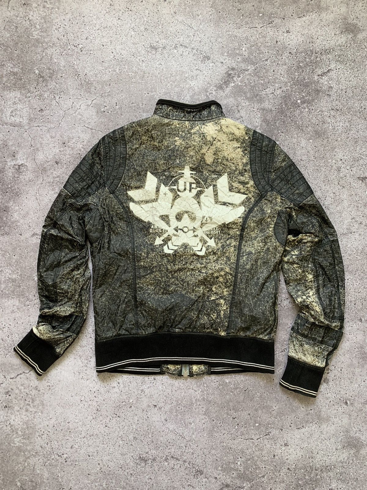 Diesel × Diesel Black Gold × Vintage Diesel Project 78 Garment Bomber jacket military Size US L / EU 52-54 / 3 - 2 Thumbnail