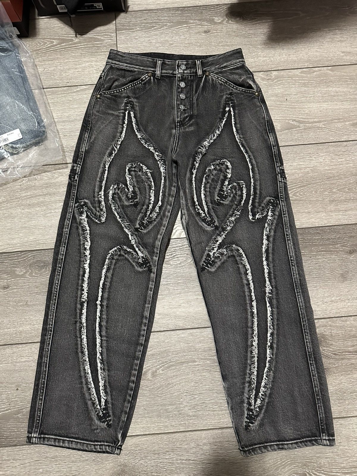 Thug Club Thug Club Denim Tribal Pants Size US 30 / EU 46 - 9 Thumbnail