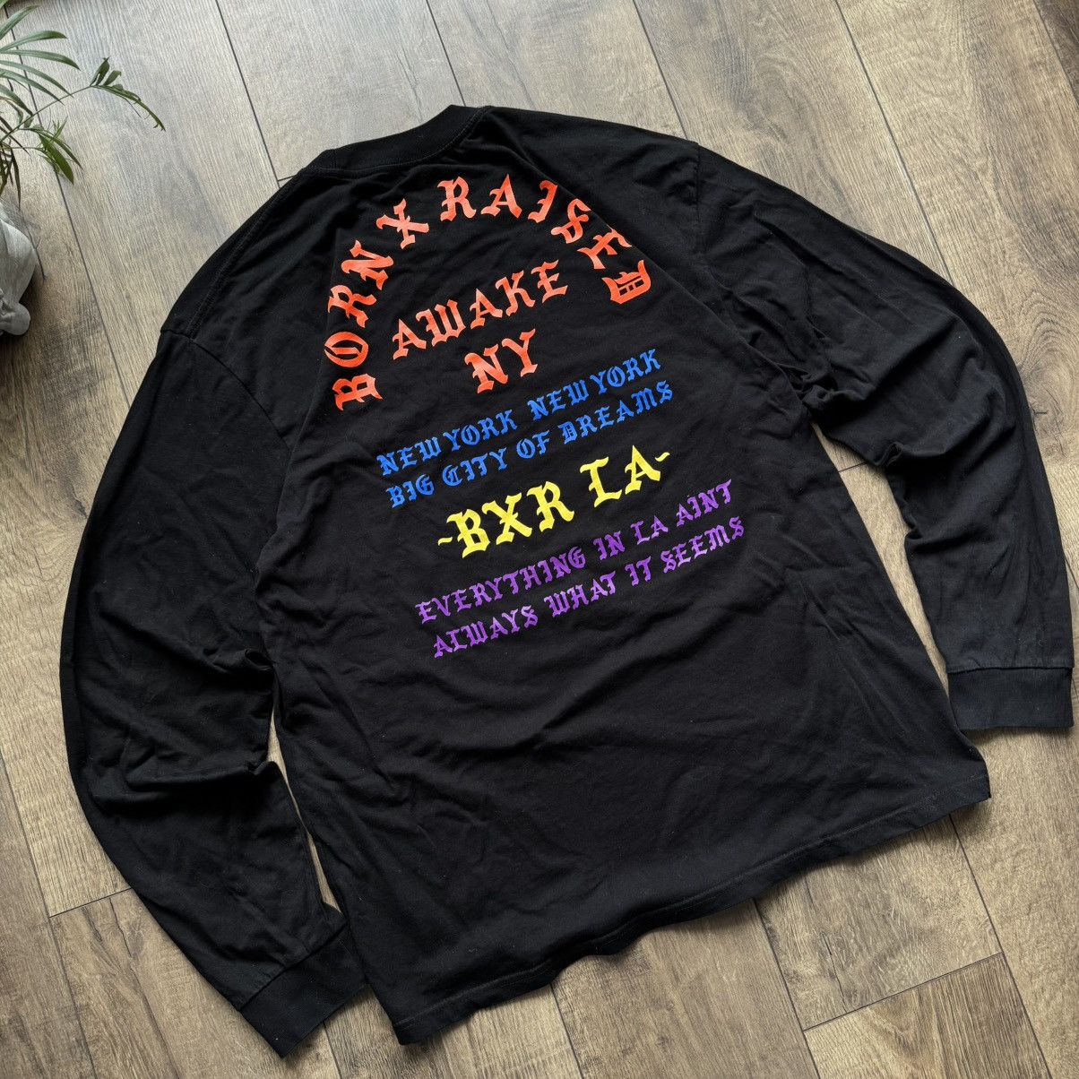 Awake NY × Born X Raised Born x Raised x Awake Coast To Coast Long-Sleeve Tee 'Black' Size US XL / EU 56 / 4 - 4 Thumbnail