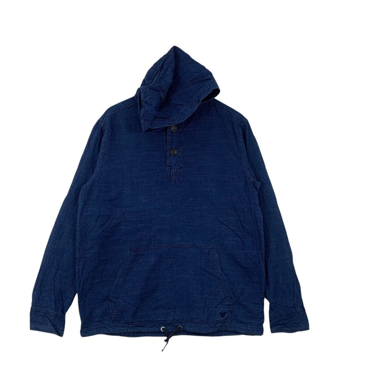 American Eagle Outfitters Vintage AMERICAN EAGLE OUTFITTERS Pure Indigo Hoodie Size US M / EU 48-50 / 2 - 3 Thumbnail