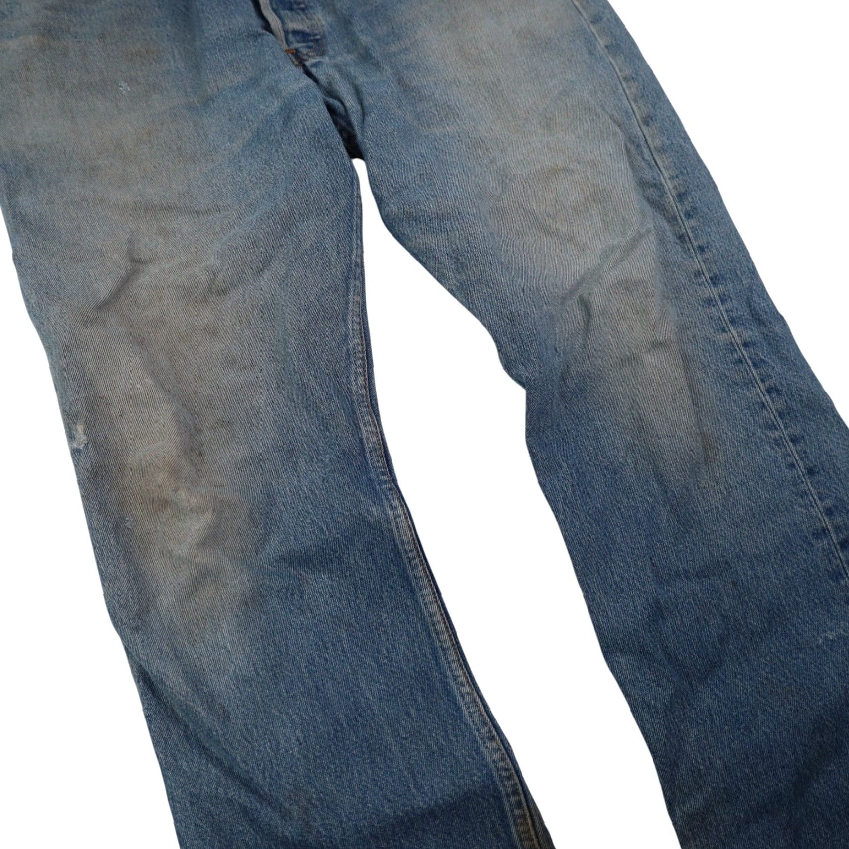 Denime VINTAGE Levis 501 USA Made Denim Jeans Shirt? Size US 38 / EU 54 - 3 Thumbnail