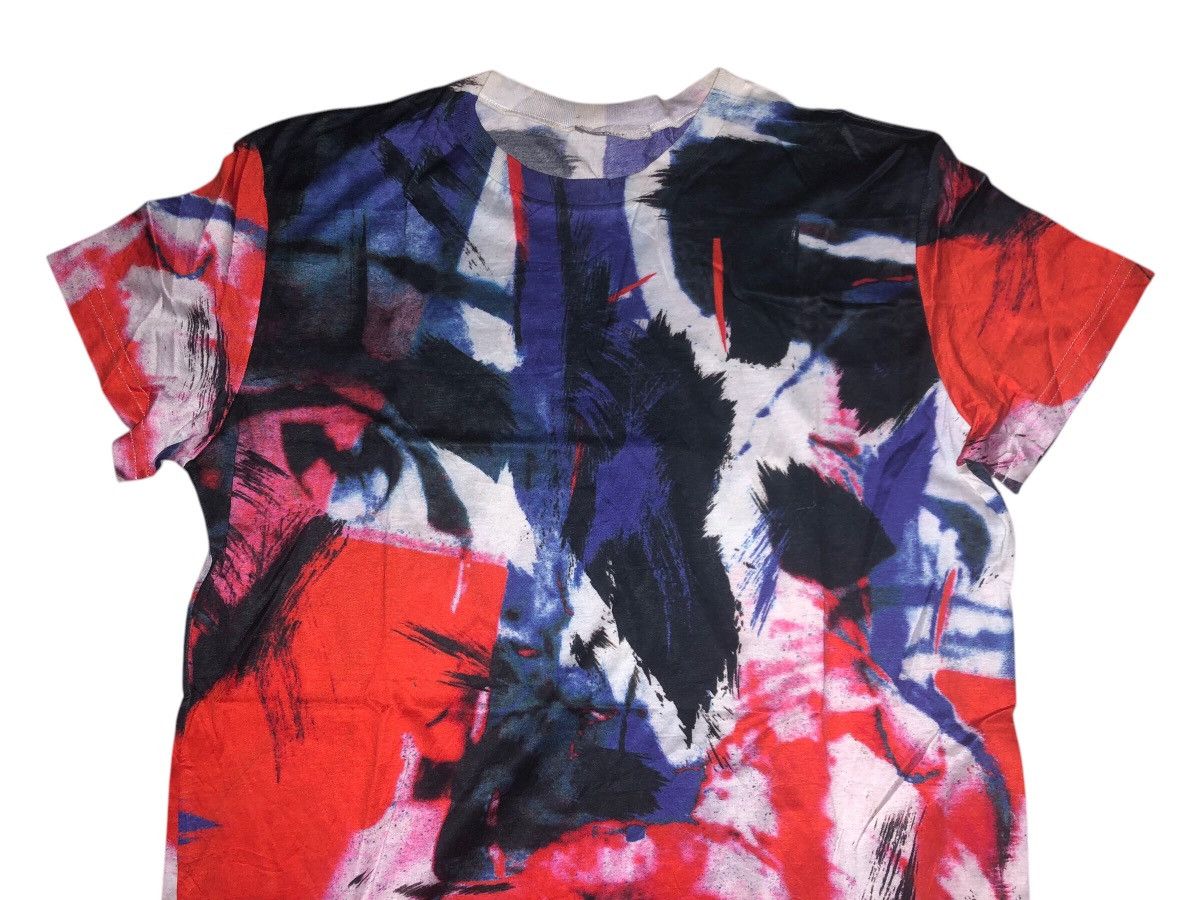 Dior DIOR HOMME SS14 Splash Paint Multicolor Art Print T-shirt Size US XXS / EU 40 - 3 Thumbnail