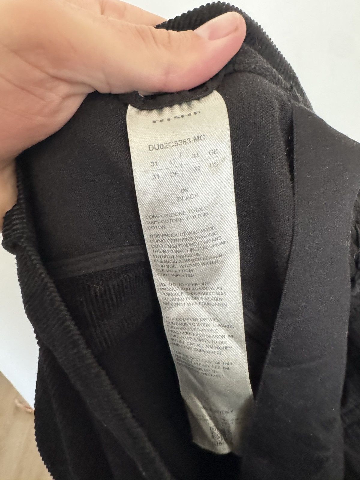 Rick Owens Corduroy Bolan Banana Trousers Size US 31 - 4 Thumbnail