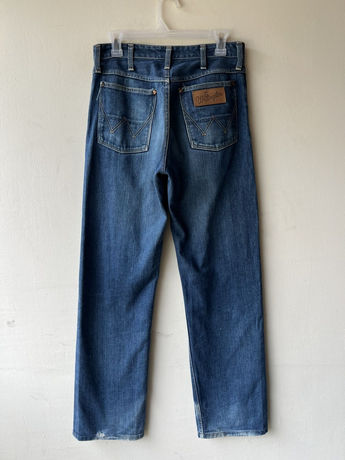 Wrangler Vintage 90s Wrangler Blue Bell Faded Denim Selvedge Jeans Size US 30 / EU 46 - 20 Thumbnail