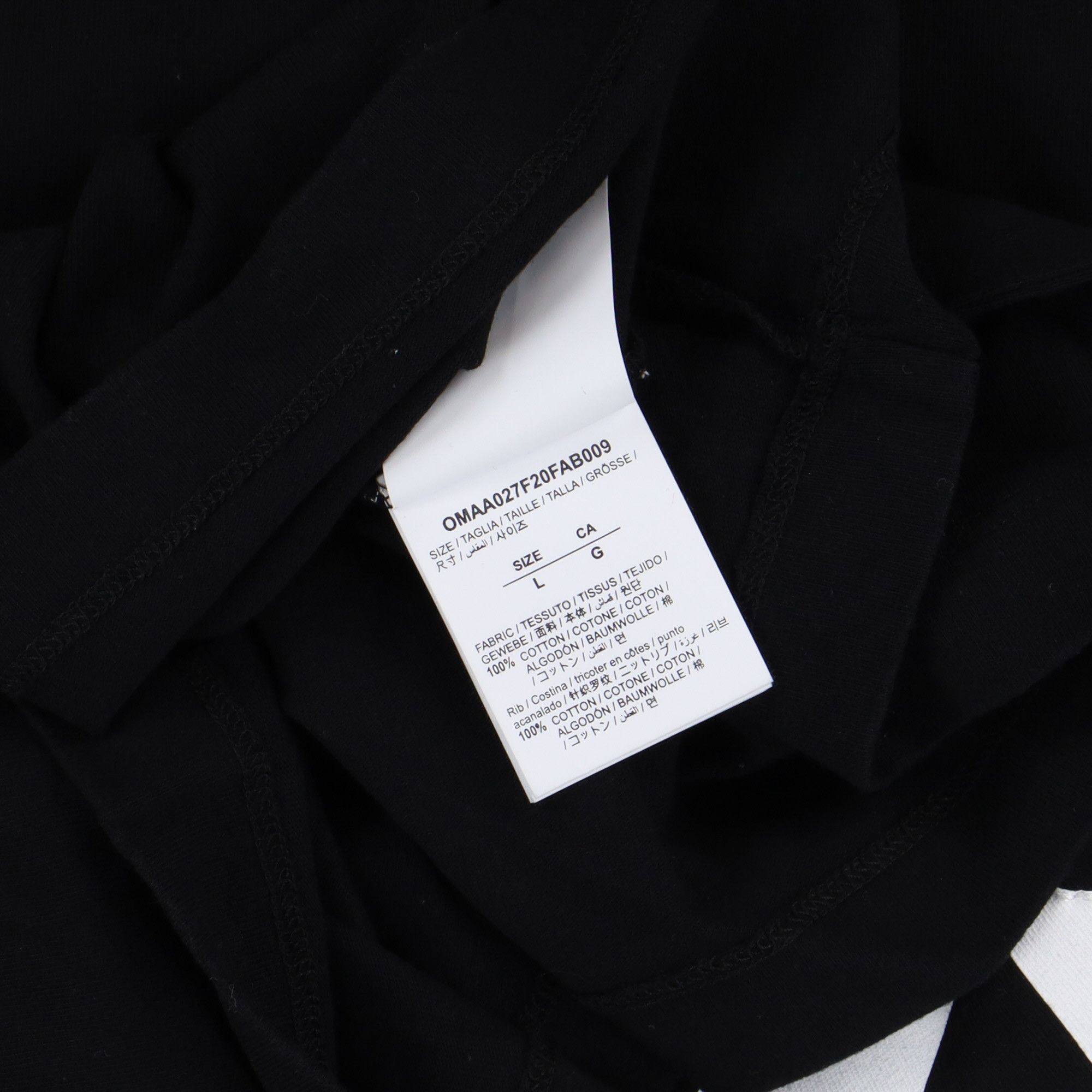 Off-White Black Cut Here Logo Arrows T-Shirt Size L / US 10 / IT 46 - 8 Thumbnail