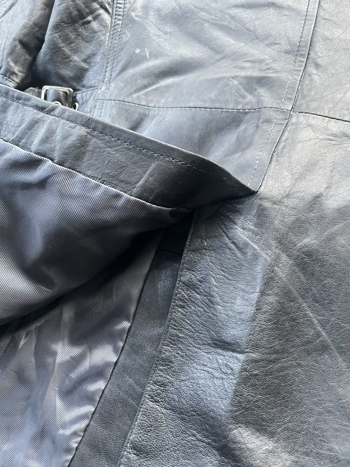 Japanese Brand The Suit Company Leather Coat Jacket Size US M / EU 48-50 / 2 - 16 Thumbnail