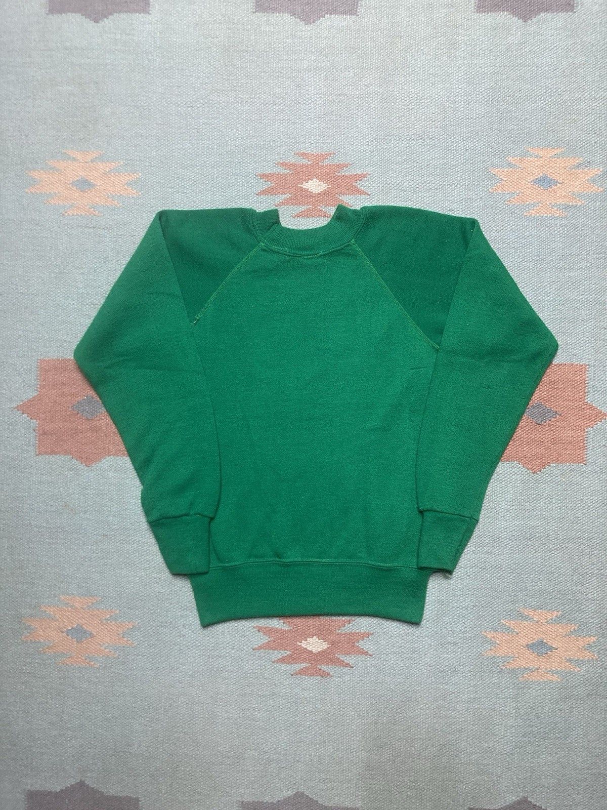 Vintage 70s crewneck sweatshirt blank soft boys medium women’s small Size S / US 4 / IT 40 - 4 Thumbnail