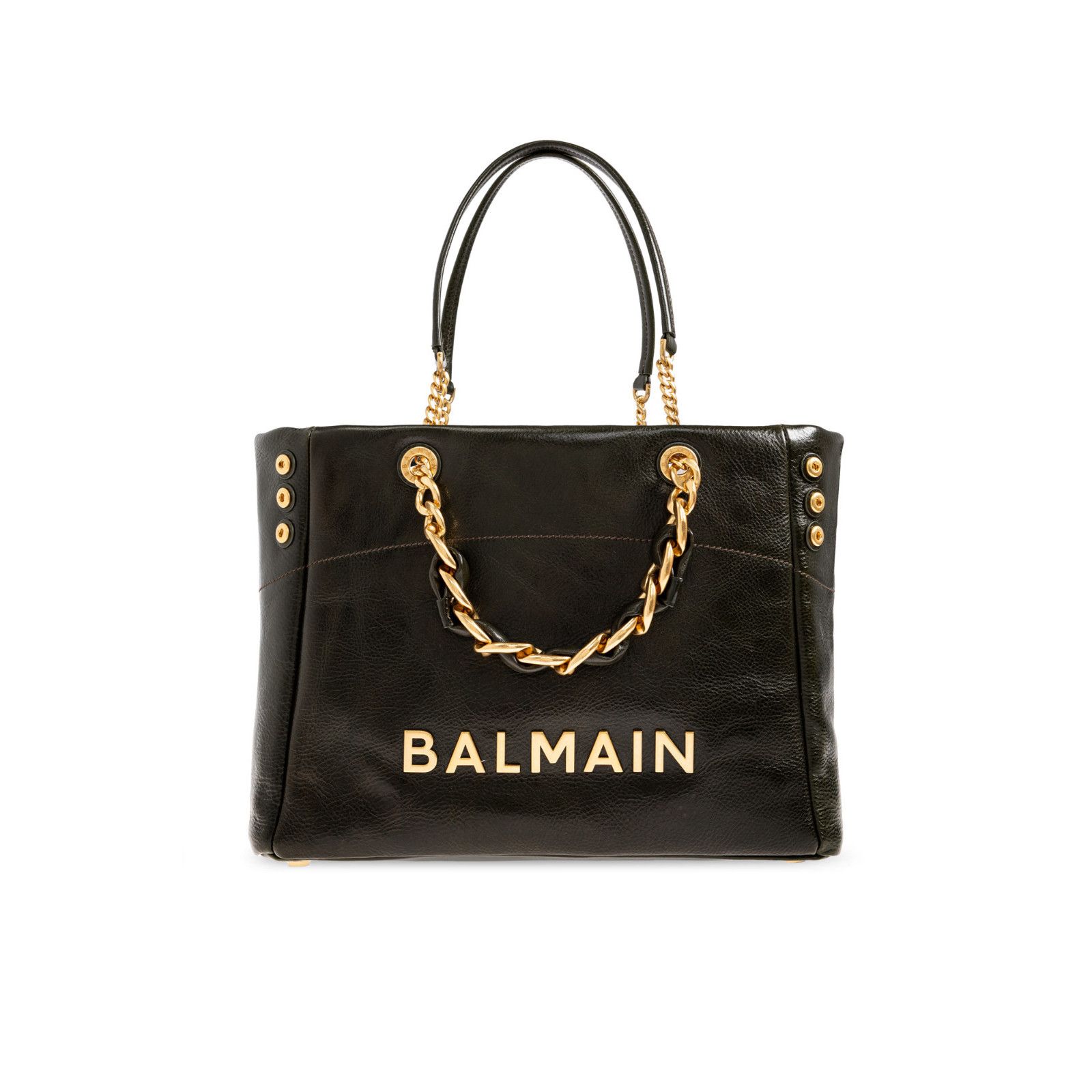 Balmain BALMAIN 1945 Soft Dark Green Tote Bag New & Authentic | Grailed