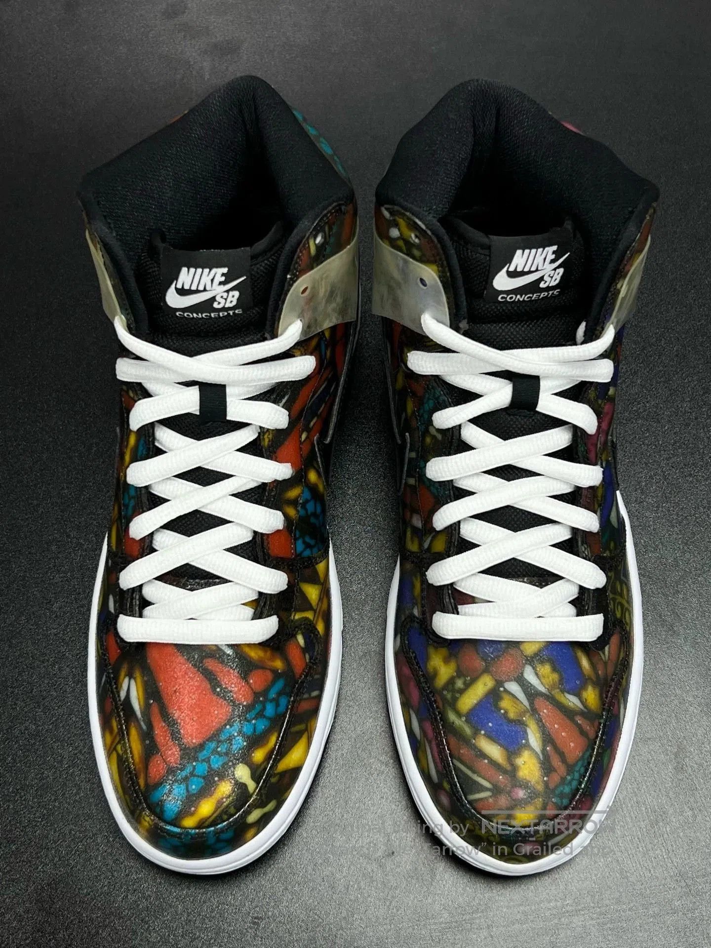 Nike nike concepts dunk stained glass sneakers. Size US 10.5 / EU 43-44 - 3 Thumbnail