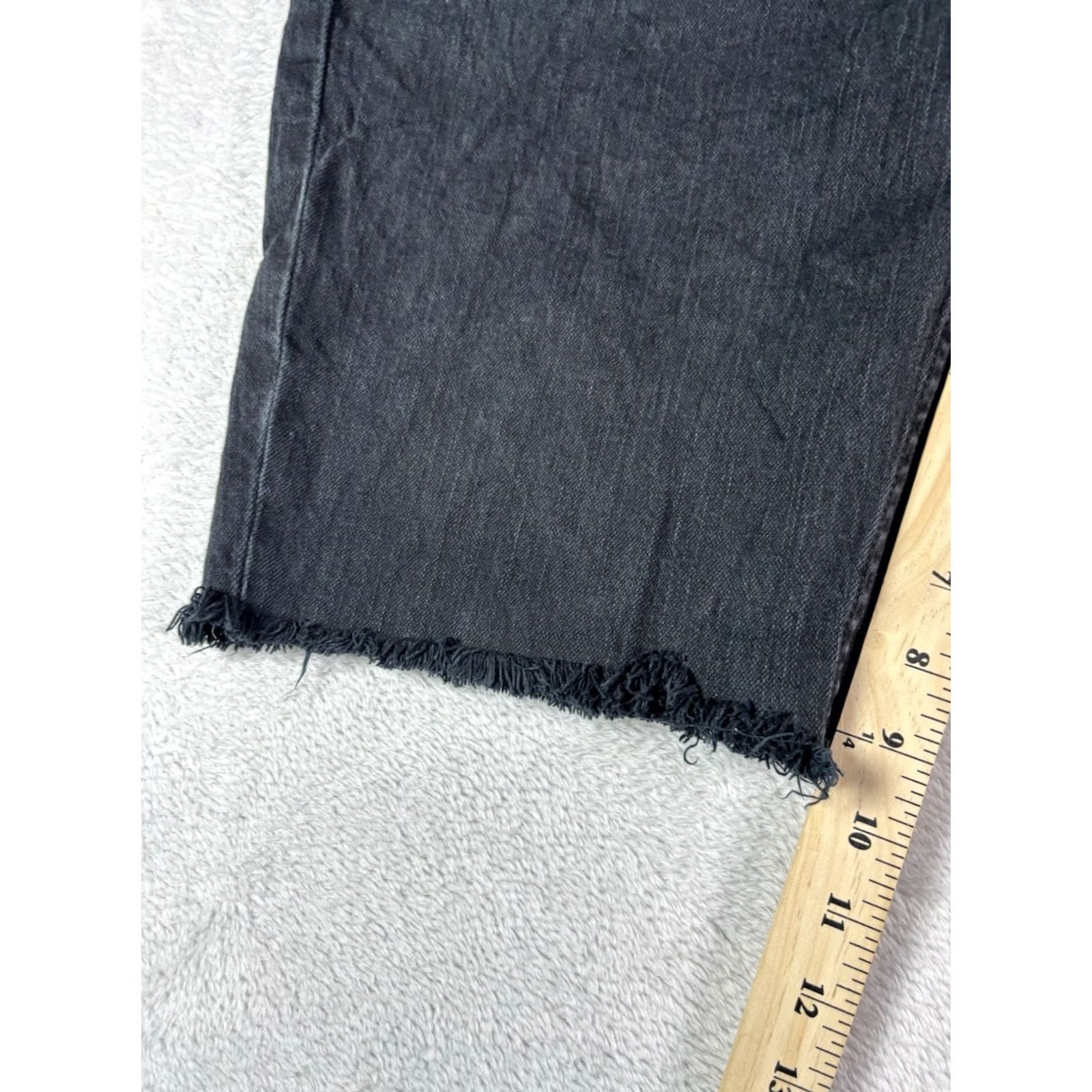 Levi's VTG Levi's 511 Jeans Shorts Mens 34x30 Black Denim Cotton Elastane Zip Pocket Slim Tapered 30in Inseam 511 Model 90s Classic Size US 34 / EU 50 - 4 Thumbnail