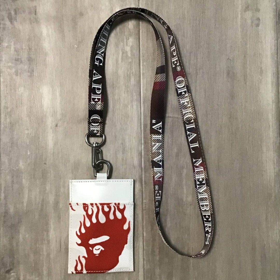 Bape BAPE FIRE CAMO Leather Pass Case a bathing ape strap NIGO Size ONE SIZE - 1 Thumbnail