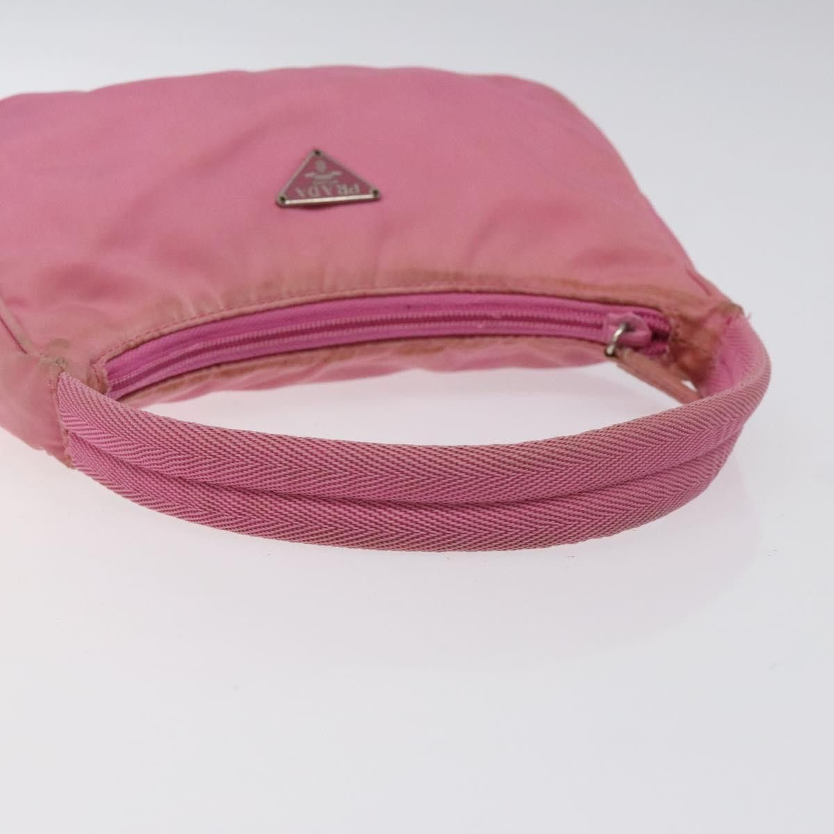 Prada PRADA Hand Bag Nylon Pink Silver Size ONE SIZE - 7 Thumbnail