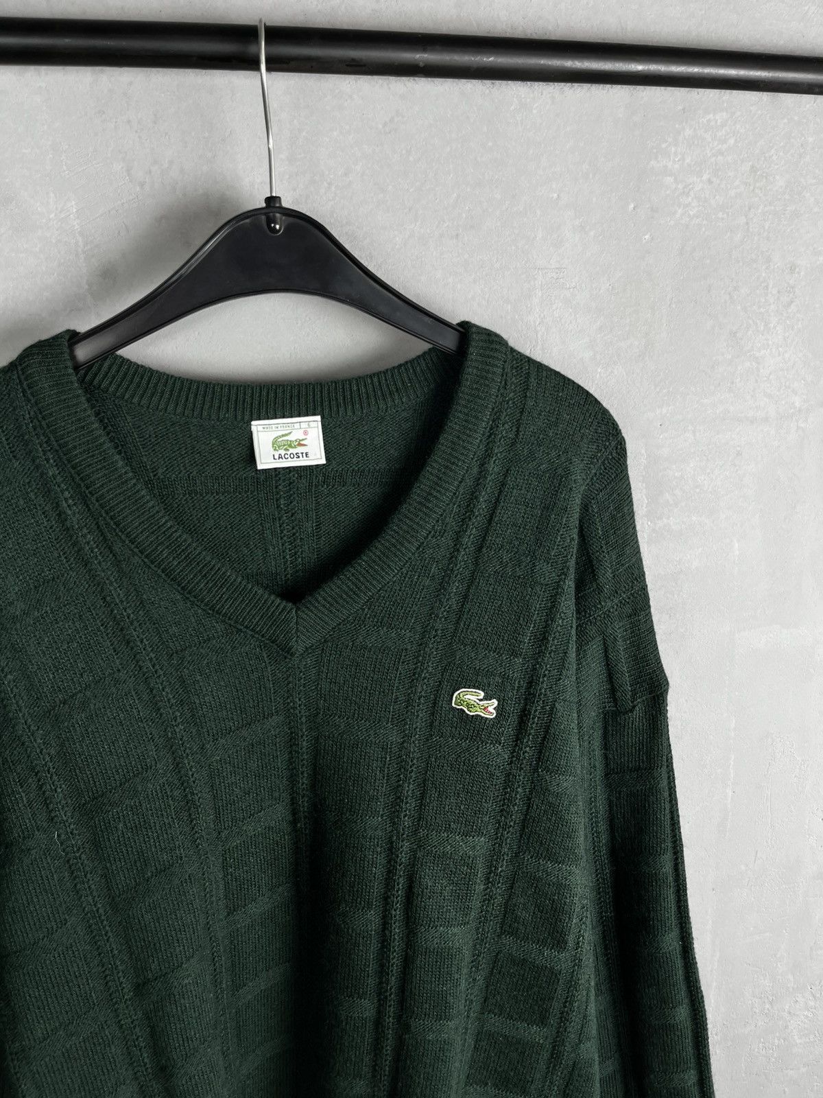 Lacoste Lacoste knit sweater vintage 90s Size US XL / EU 56 / 4 - 3 Thumbnail