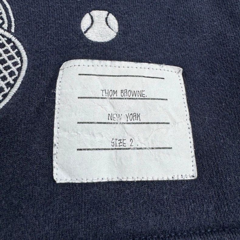 Thom Browne Thom Browne size2 Tennis embroidered shorts Size US 26 / EU 42 - 2 Thumbnail