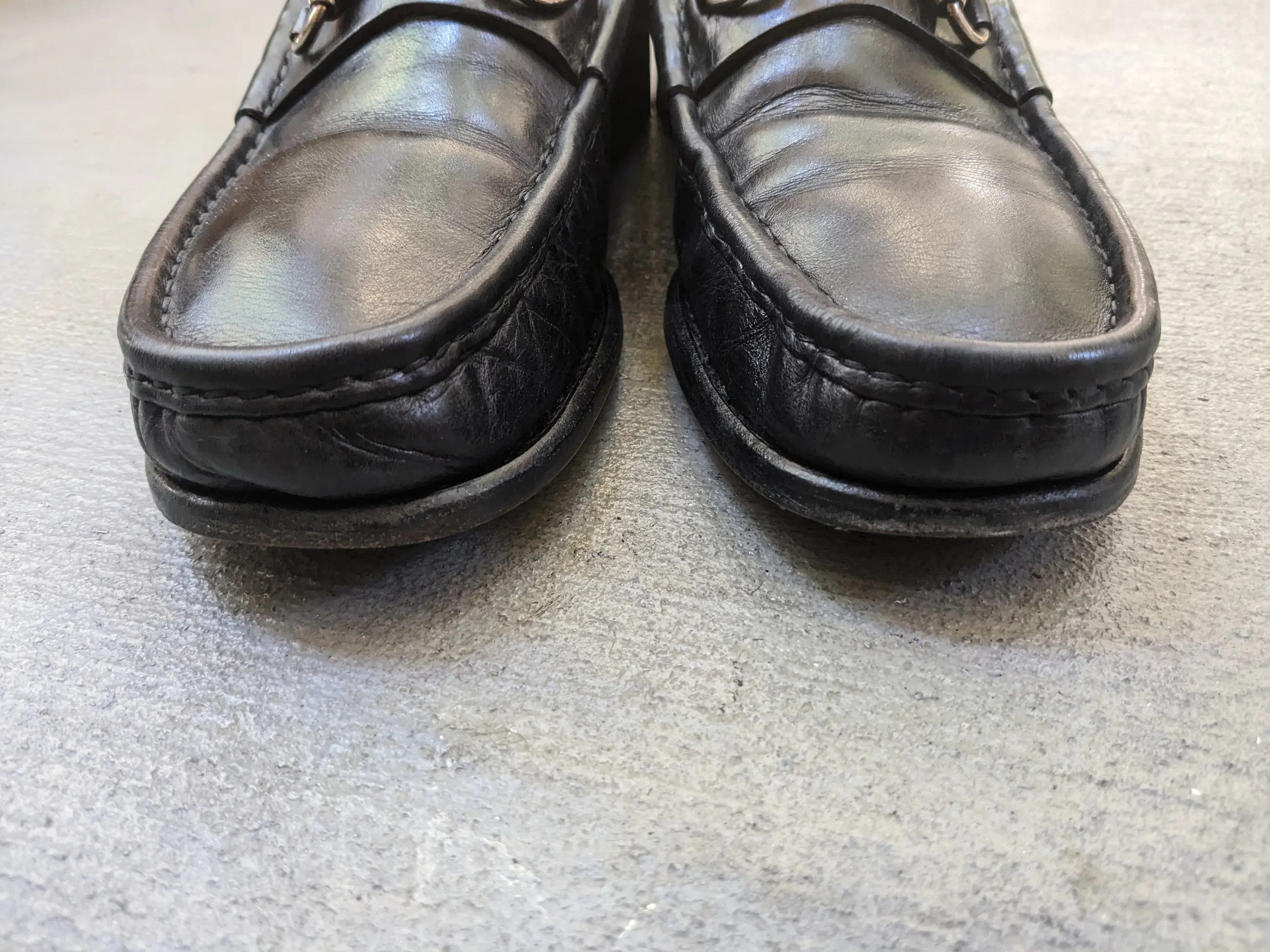 Gucci Gucci Horsebit Loafers Black 8 D Leather Snaffle Tom Ford Size US 8 / EU 41 - 2 Thumbnail