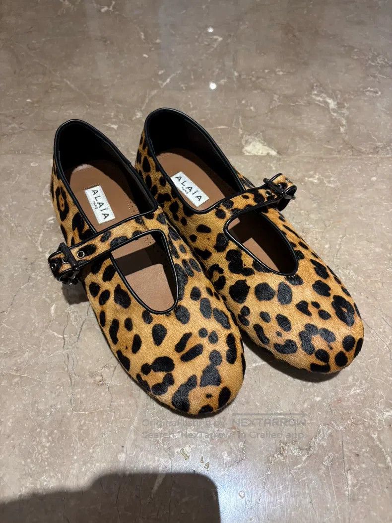 Alaia Alaia Women's Leopard Print Ballet Flats, Flat Size US 5.5 / IT 35.5 - 1 Thumbnail