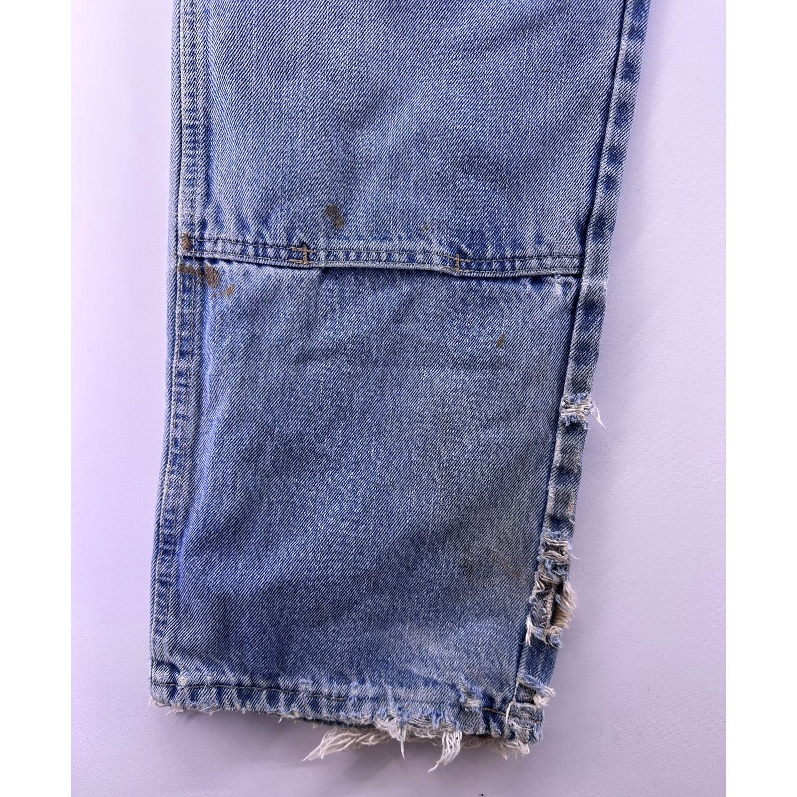 Dickies Blue Dickies Rough Patched Demin Jeans Size 36/34 Size US 36 / EU 52 - 2 Thumbnail