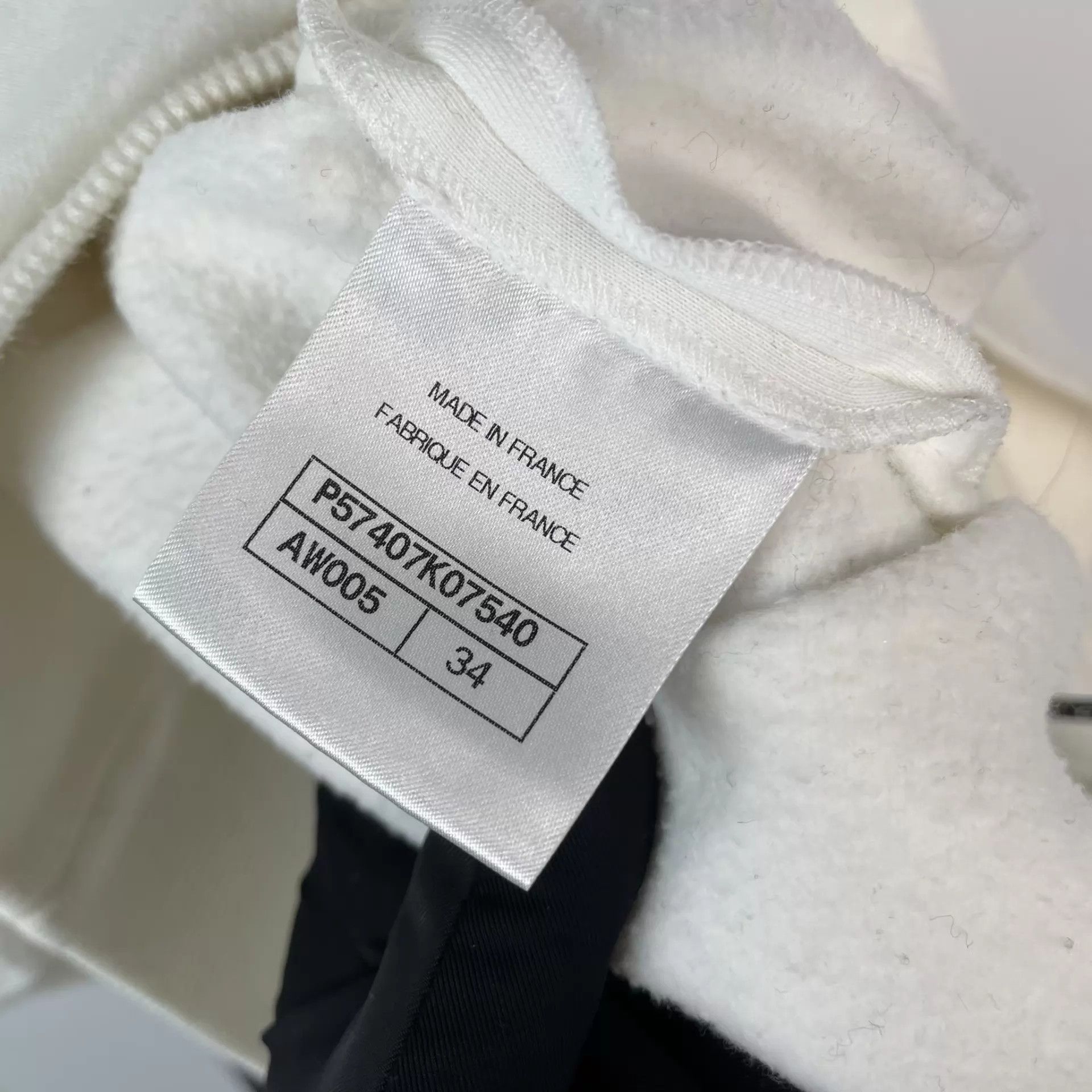 Chanel Chanel Cotton Knit White Tee 34 Size XS / US 0-2 / IT 36-38 - 4 Thumbnail
