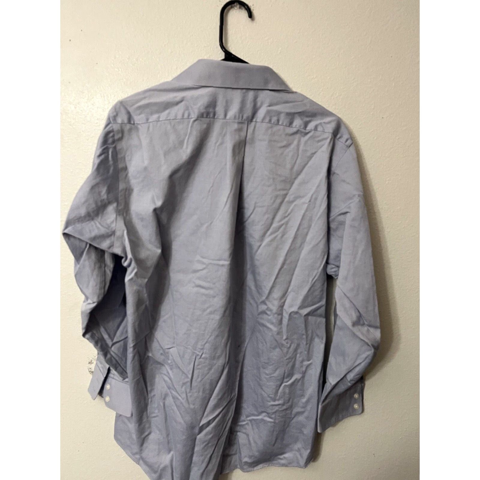 Van Heusen Van Heusen Pinpoint Oxford Men’s 15.5 Blue Long Sleeve Button-Up Dress Shirt Size 40R - 3 Thumbnail
